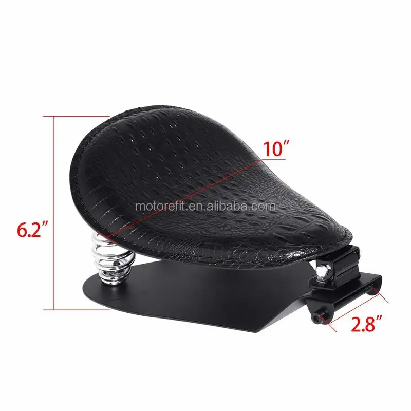 RTS High Quality Crocodile Motorcycle Solo Seat Spring Mounting Bracket Kit for Sportster XL 883 1200 48 Motorbike Seat
