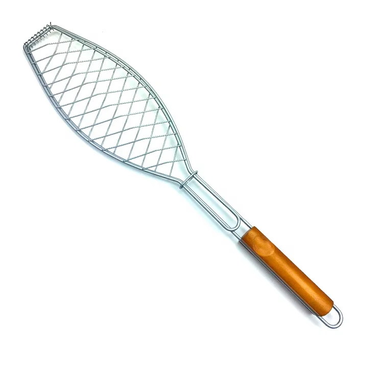 High quality factory non-stick coating barbecue fish wire mesh grill