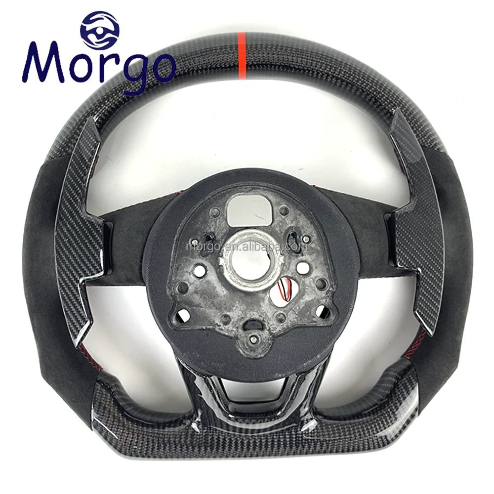 Cars accessories For Audi TT A3 A4 B8 A5 A6 A7 R8 RS RS3 RS4 RS5 S3 S4 S5 RS6 RS7 RS8 Q5 customized carbon fiber steering wheel