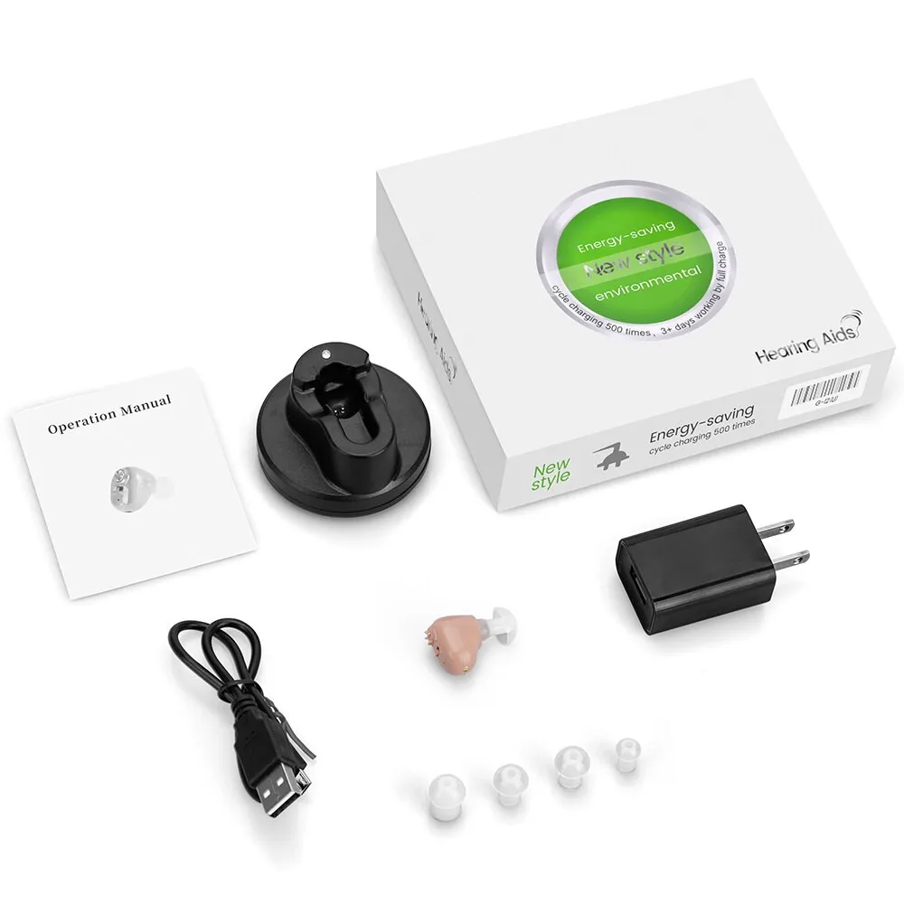 G12 Sound Amplifier Deaf Aids amplifier CIC Invisible Rechargeable audifonos para sordos audifonos amplificadore Hearing Aids