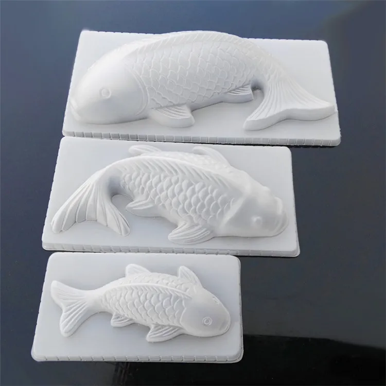 Y4144 wholesale Plastic fish shaped pudding molds