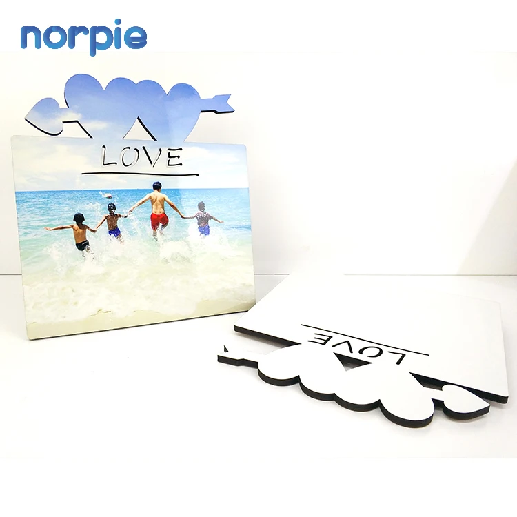 Personalized High Quality Customized Beautiful Sublimation Square Blank MDF Photo Frames