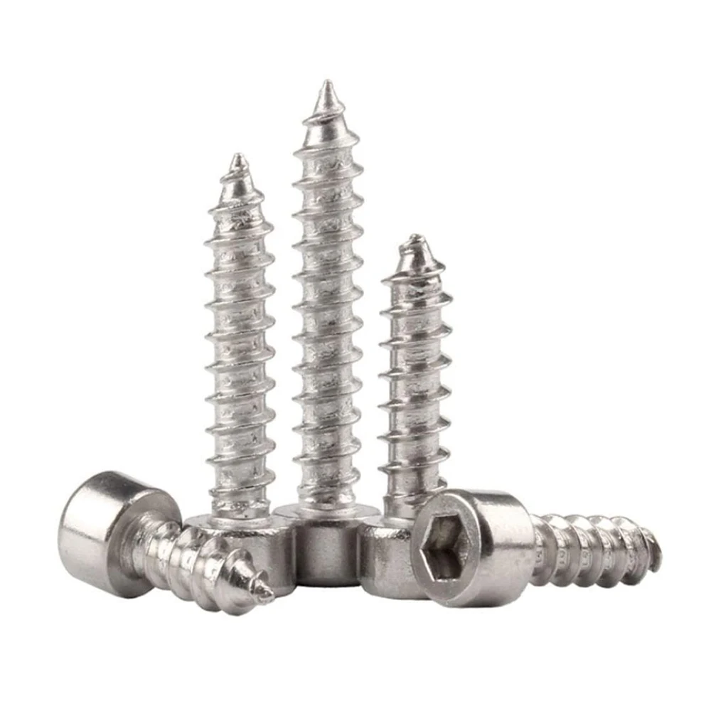 Metric Thread Fasteners Socket Cap Screws Nails Stainless Steel Hex Head Self Tapping Screws