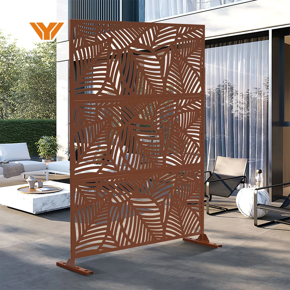 Metal Panels Home Office Separation Wall Wood 4 Panel Partition Divider For Living Room