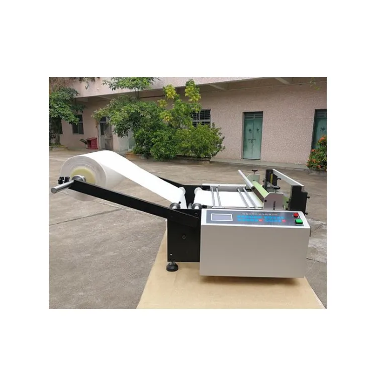microcomputer fabric paper pvc pe  PET protective film roll to sheet measuring cutting machine