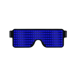 OEM magic party shutter  USB rechargeable light up eye LED glasses Neon glasses