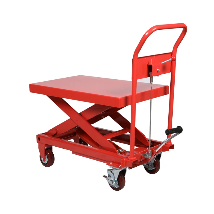 New Manufacturers 500KG Lifting Table Hydraulic Electric lift platform vehicle Warehouse Equipment