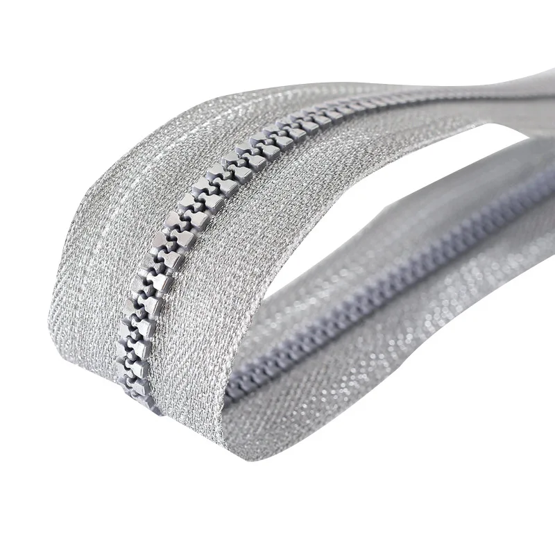 Wholesale Prices 3# 5# 7# Zipper Fluorescent Teeth Resin Zipper Fashion Big Teeth Plastic Zipper For Backpack Bag