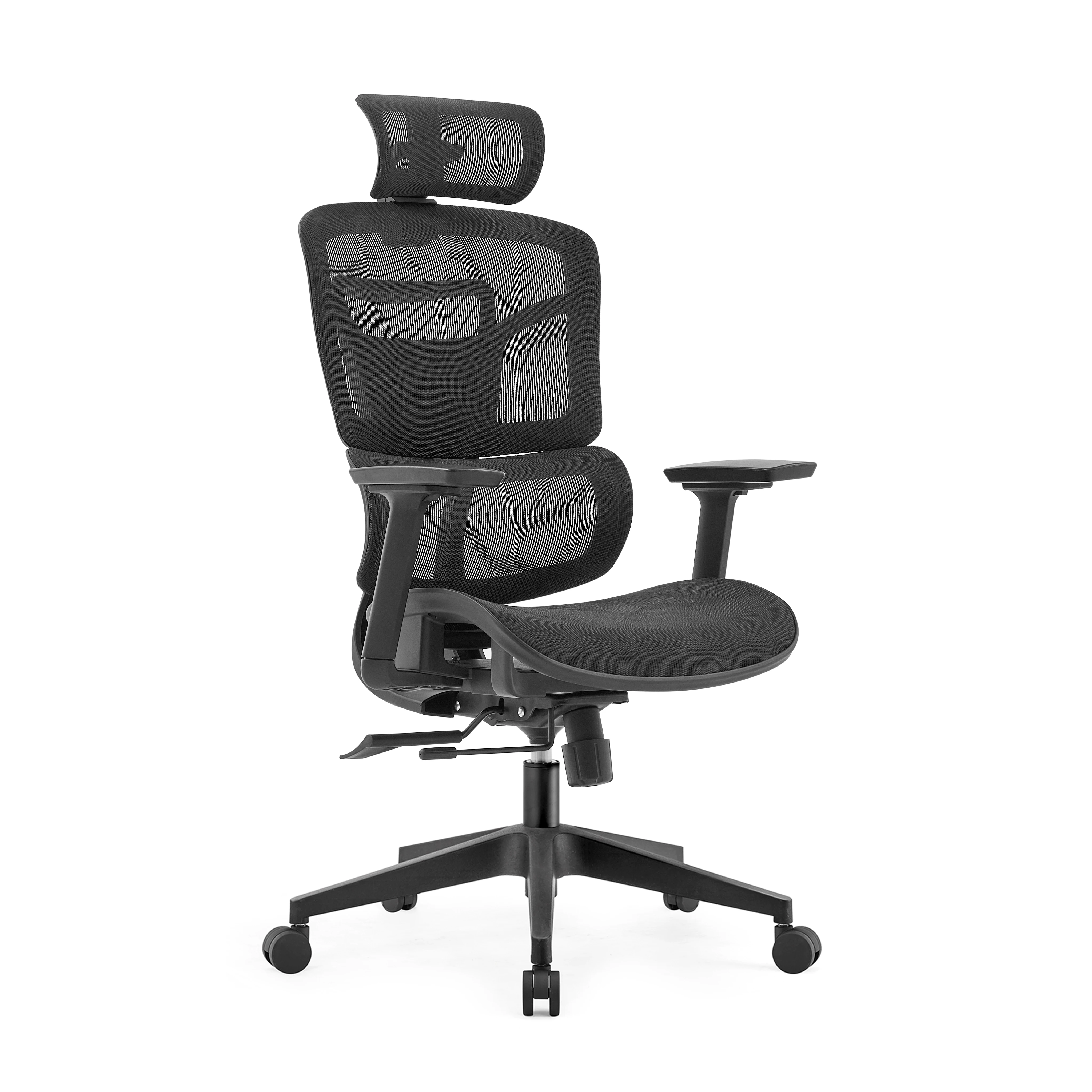 New design ergo mesh office chair computer chair wire control mechanism with back reclining