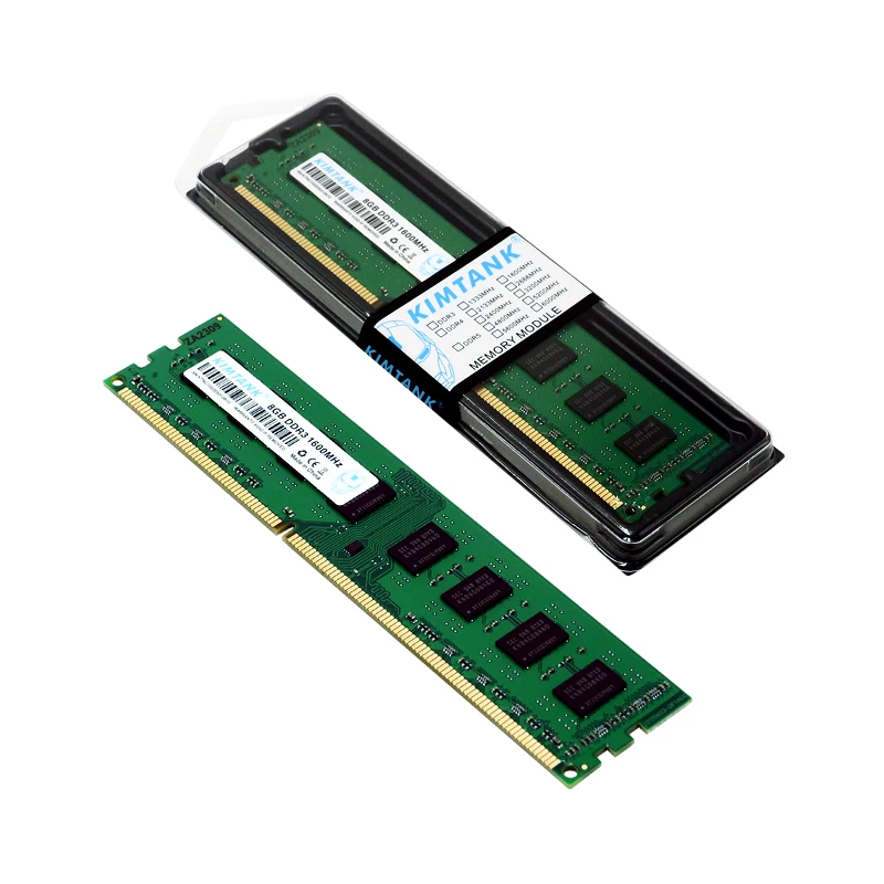 KIMTANK RAM DRR3 4 ГБ 8 1600 мГц 1333 память для настольного компьютера 16 2666 3200 Память ddr4