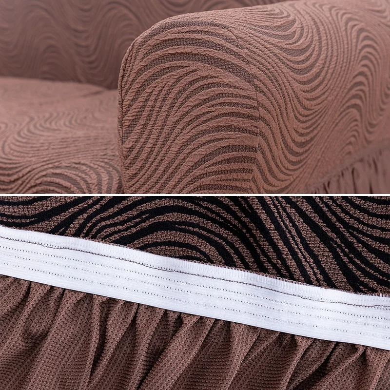 New jacquard design sofa cover 1 2 3 seater elastic covers for sofa couch cover set