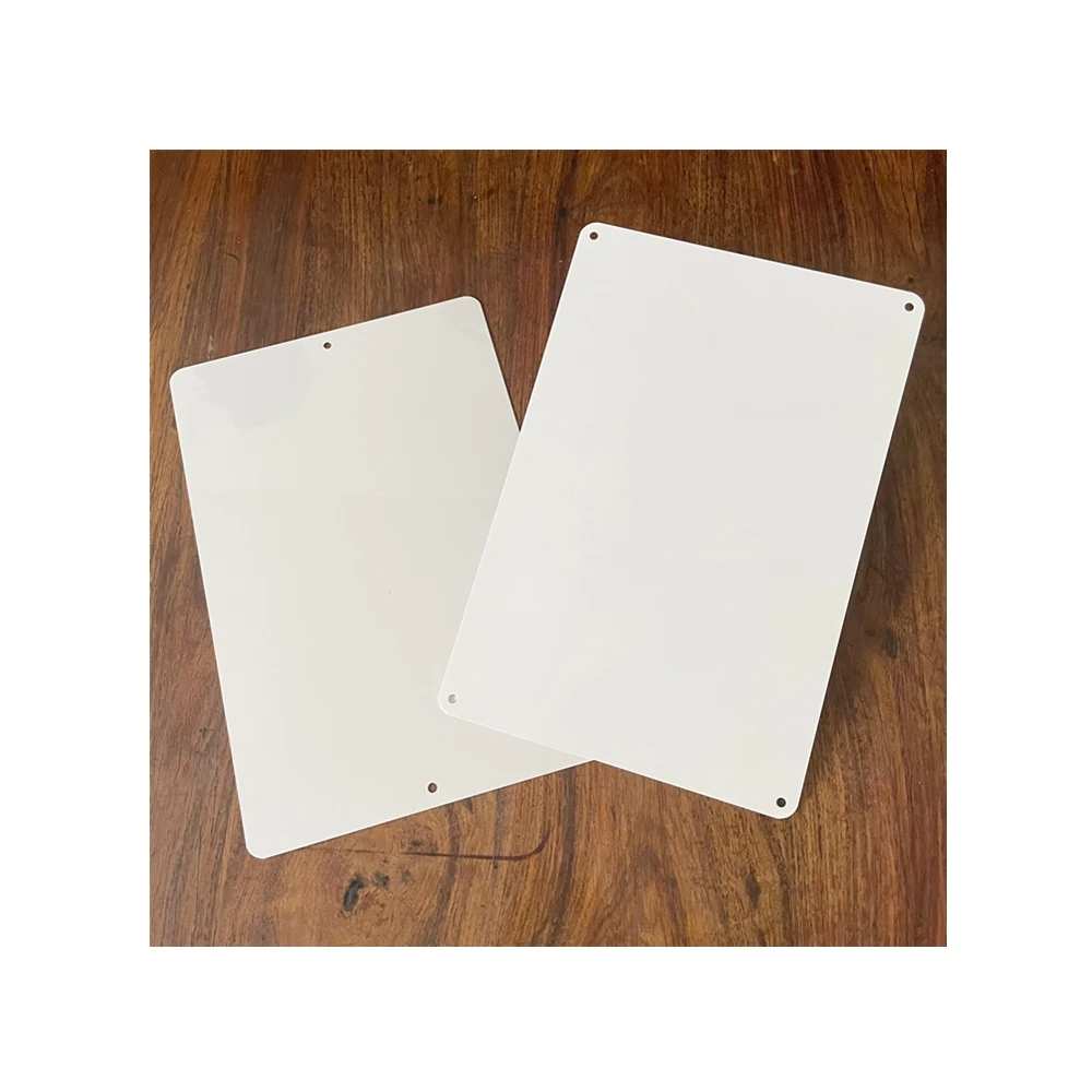 Manufacturer Mason Jar Sublimation Printing Aluminum Door Hanger Blank Aluminum Metal Sublimation Door Sign Blanks with Holes