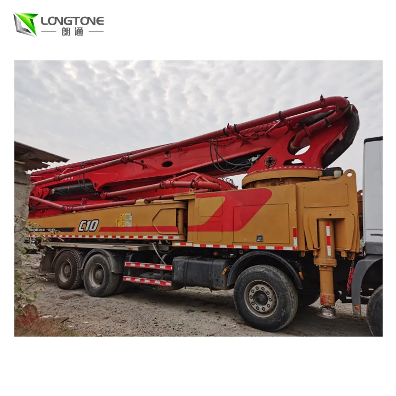 Solid reputation Factory price concrete pump mixer truck used for BOOM B6RZ 49
