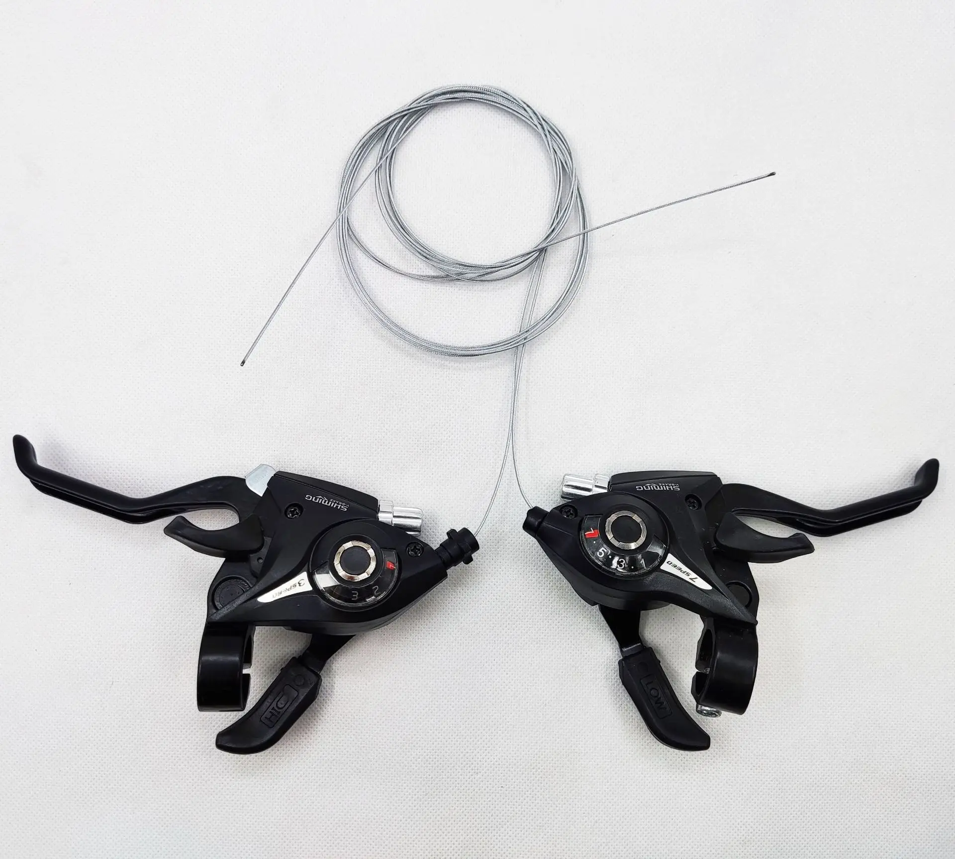 Aluminum Alloy Bicycle Disc Brake Front Rear Mountain Road MTB Bike Derailleur and Shifters Cycling Double Brake Set voiture