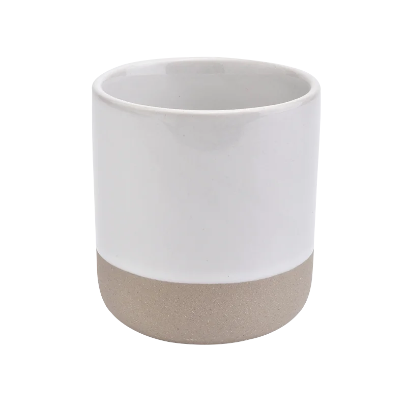 Custom Ceramic Jars empty candle vessel Home Decoration Wholesale