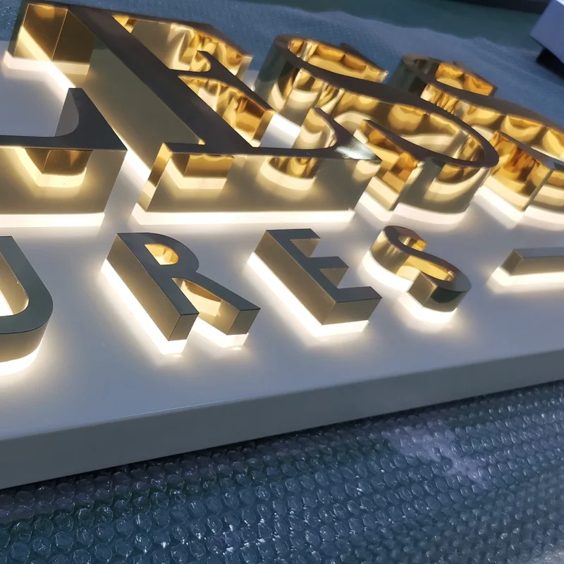 Kexian Custom Electronic Signs Logo Illuminated Led Letter Sign Led Channel Letters Backlit Signs for Office Company Store