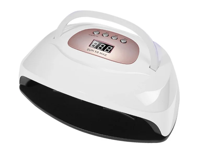 Two Hands Nail Lamp 220W Sun X8 Max  Portable UV LED  Max Nail Lamp For Drying Nail Polish Home Use