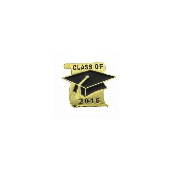 Custom Made Design Metal Graduation Cap Lapel Pins