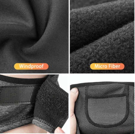 ROCKBROS Cycling fleece Mask Winter Windproof Keep Warm Breathable Facemask Earmuff Lengthen Mouth Face outdoor cycling maskes