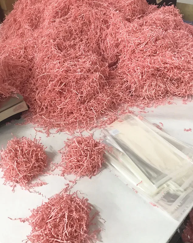 30g 100g crinkle cut shredded shred Paper for box filler