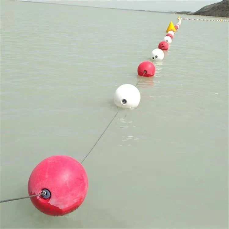Manufacture LLDPE Mooring Buoy Water Safety Floats EPS Foam Filled Floating Buoy Plastic Ball Float