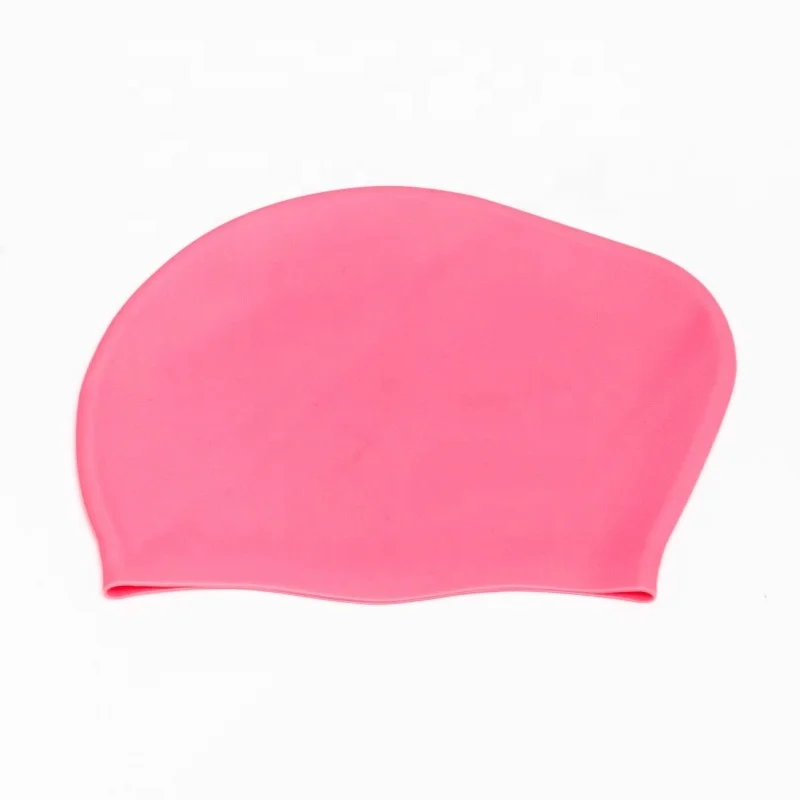 Custom Printing Silicone Swimming Cap for Long Hair