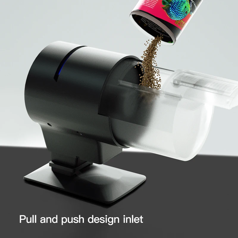 2nd New iLONDA Simple Version Fish Feeder 3 Different Periods Feeding Mode Adjustable Fish Feed Dispenser