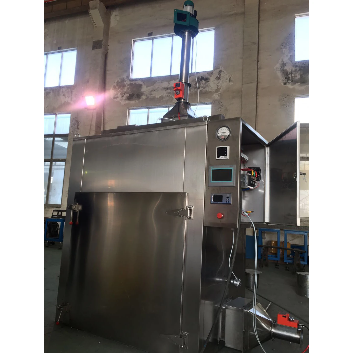 Customized High Efficiency Sterilization 304 Stainless Steel SRH Type Double Door Hot Air Circulation Oven Dryer