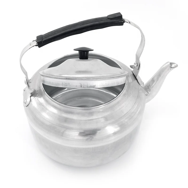 Metal aluminum tea kettle camping house use good