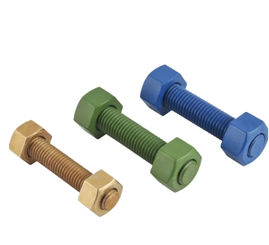 China Manufacturer High Quality ASTM a193 b7 threaded rod stud bolt with Astm a194 2h nut