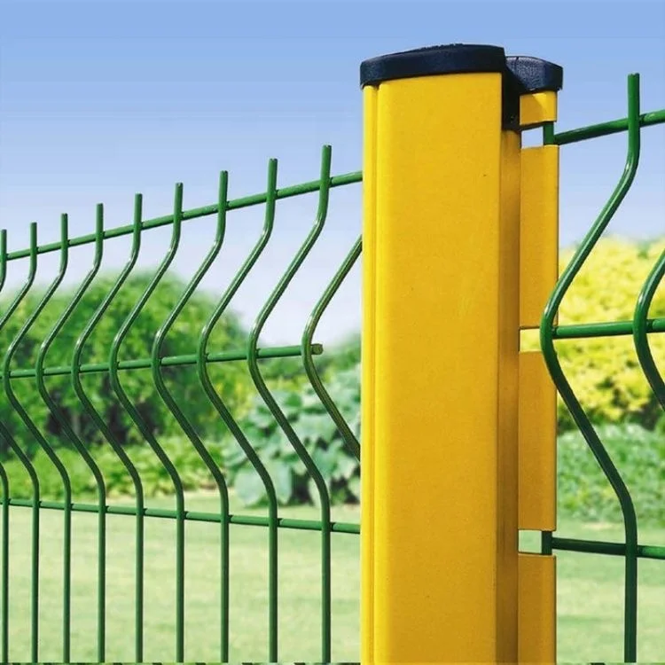 The popular powder coated pole and three-dimensional welded fence board for direct sales by manufacturers