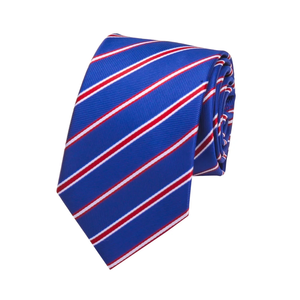 YiLi Handmade Jacquard Woven Microfiber Polyester Orange Brown Tie