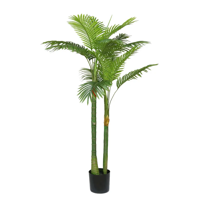 Factory wholesale green tree false bionic decoration indoor and outdoor artificial palm tree