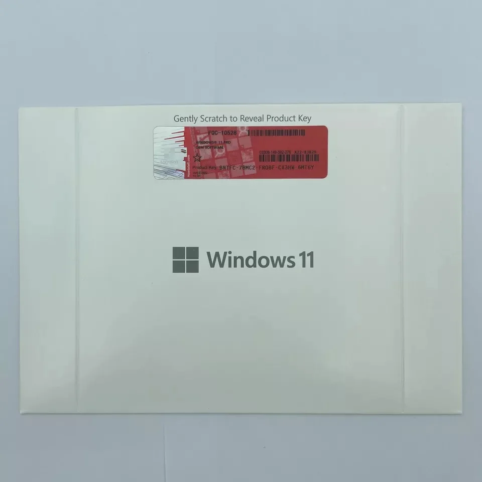Windows 11 Dvd Full Package Original Oem Key 12 Months Guaranteed (1 set=10 pcs)Windows 11 Pro DVD