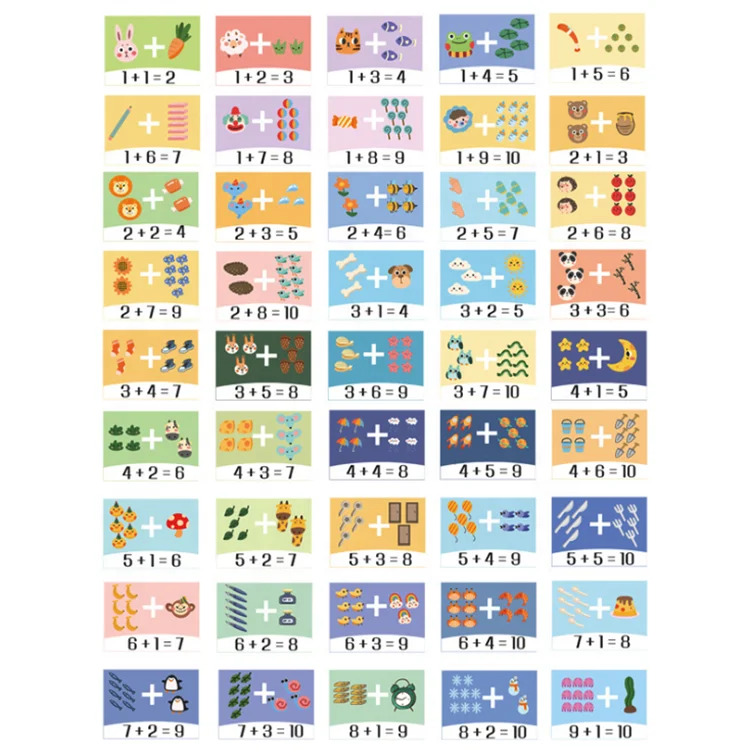 Kids Game Plus Minus Calculation Box Wood Other Educational Toys