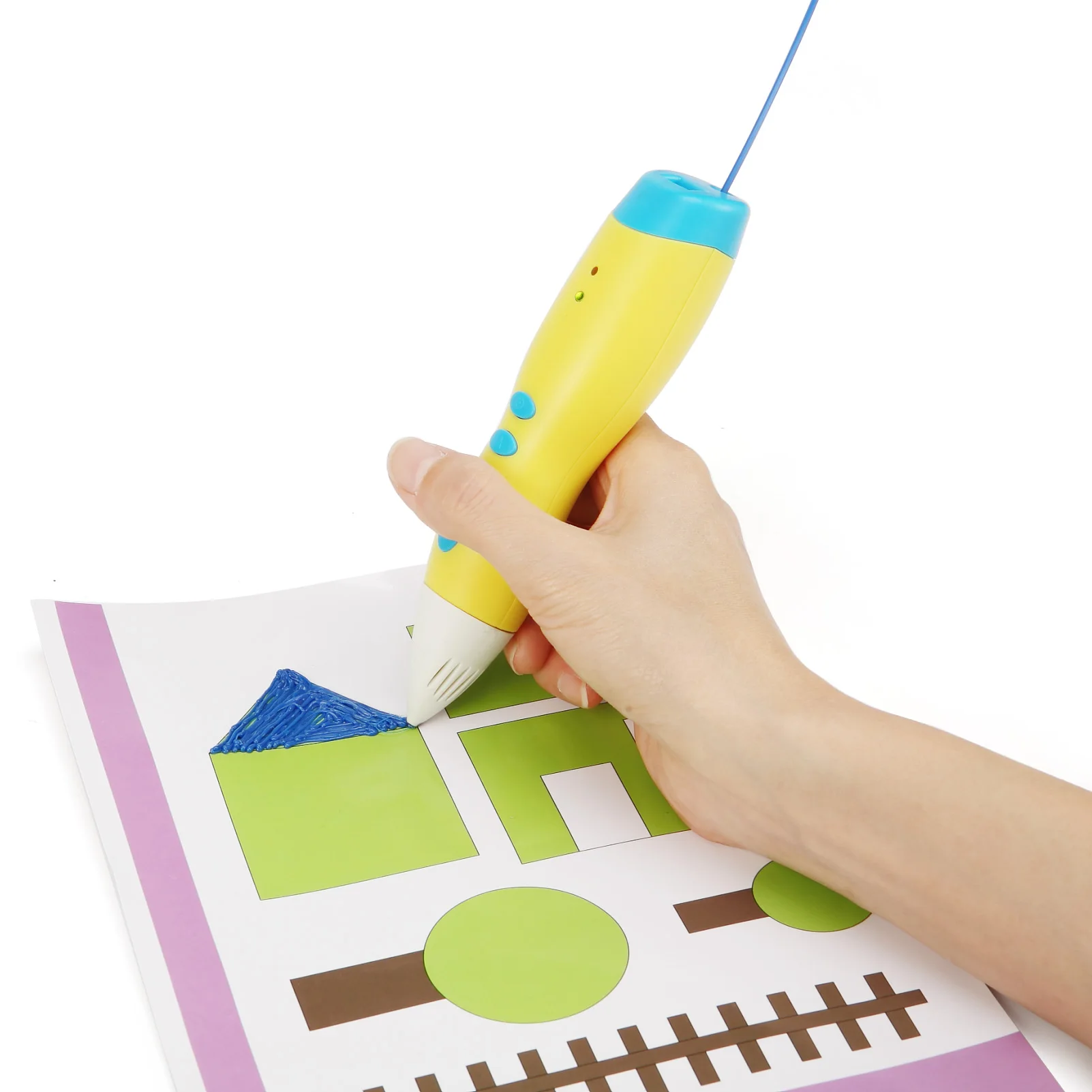 2020 direct manufacture abs pla plastic filament lcd screen new 3d drawing pen toy