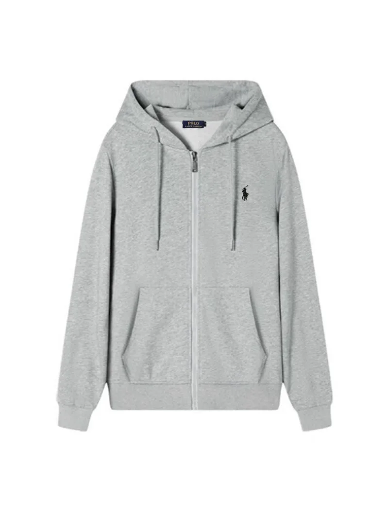 Поло мужское повседневное 100% хлопковое пальто весна осень толстовка с капюшоном вышитая оригинальная свободная флисовая ткань пуловер