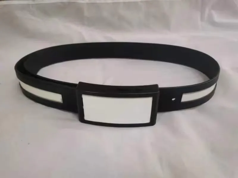 Party Manufacturer Wholesale LED Luminous Belt Buckle Leather Logo Customized Classic Business Belt For Party Decoration