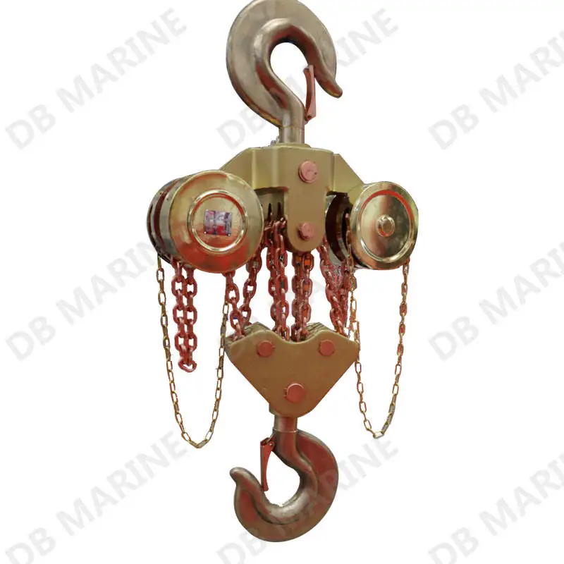 IMPA 615021 Marine Use Non-Spark Chain Block  Hoist Explosion proof and fireproof chain crane