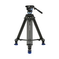 Free Shipping Camcorder Tripod Professional Camera Video Tripod Dual Stage Aluminium Alloy Tripod With S8Pro Head
