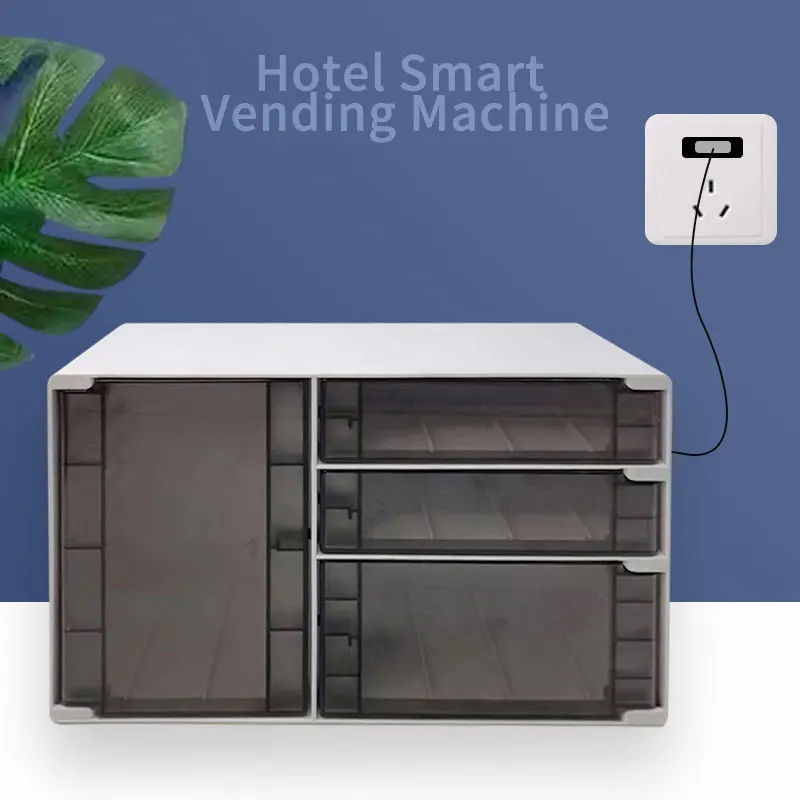 KSJ Low MOQ Manufacturer ABS Wireless payment Plug in the power supply sanitary pads vending machine for hotel