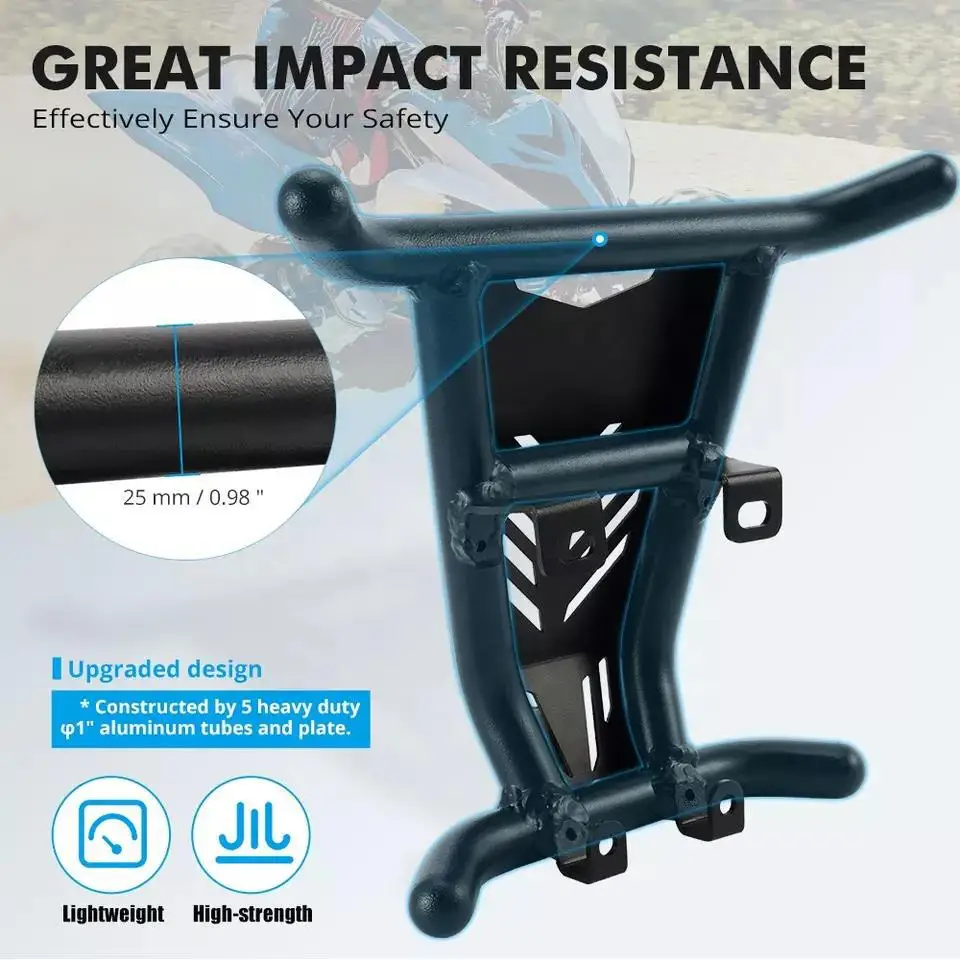 Motorcycle Front Bumper ATV Bumper Front Engine Guard Fit for Yamaha Raptor 700 front bumper for motorcycle ATV and UTV