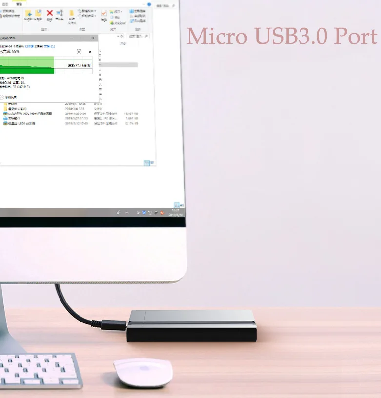 Прозрачный корпус DP для жесткого диска 2 5 дюйма с USB на SATA внешний SSD Поддержка Гбит/с ТБ