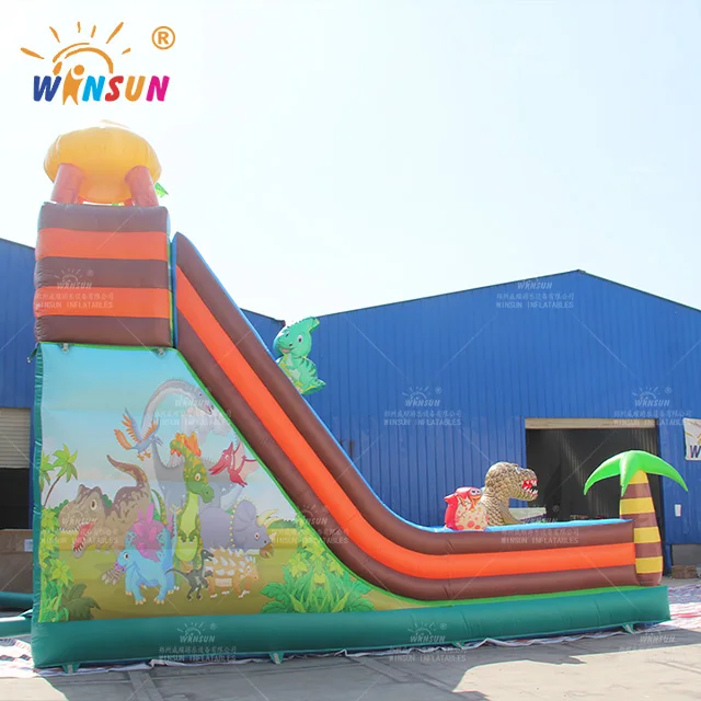 WINSUN New design bounce house summer fun toys kids inflatable castle dry  inflatable slide trampoline with slide