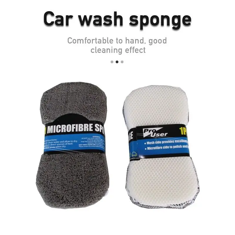9PCS microfiber towels set auto detailing washing tools set car wash cleaning kit