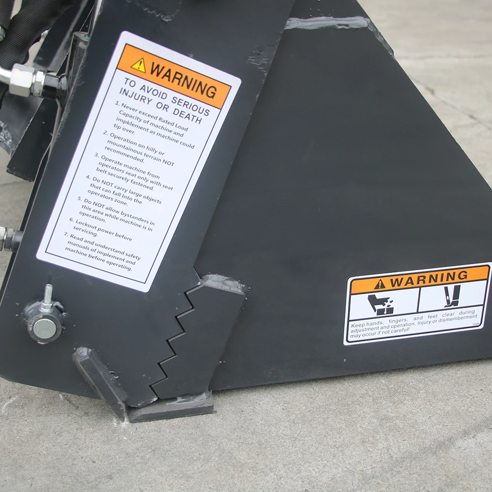 The Multi Functional 4 in 1 Mini Combination Bucket Which Is a Part for Mini Skid Steer Attachment Loaders Is Inexpensive