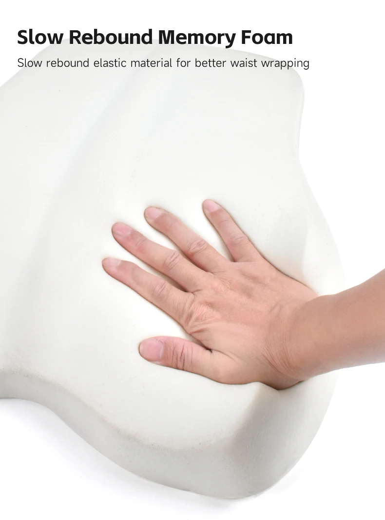 wholesale  Lumbar Support Pillow/Back Cushion, Memory Foam Orthopedic Backrest for Car Office Chair