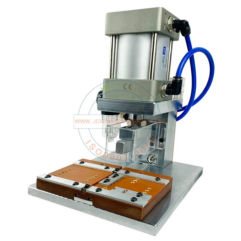 Pneumatic flat cable press tool semi-auto flat ribbon cable IDC connector crimping machine JCW-324