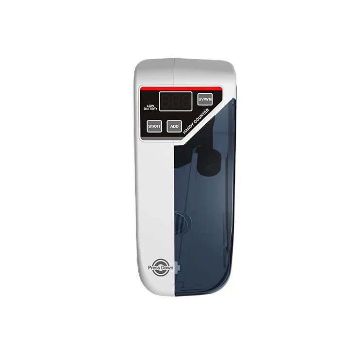 Handy portable bill note money counter Mini money currency banknote cash Counting Machine V30 with UV-WM detecting function