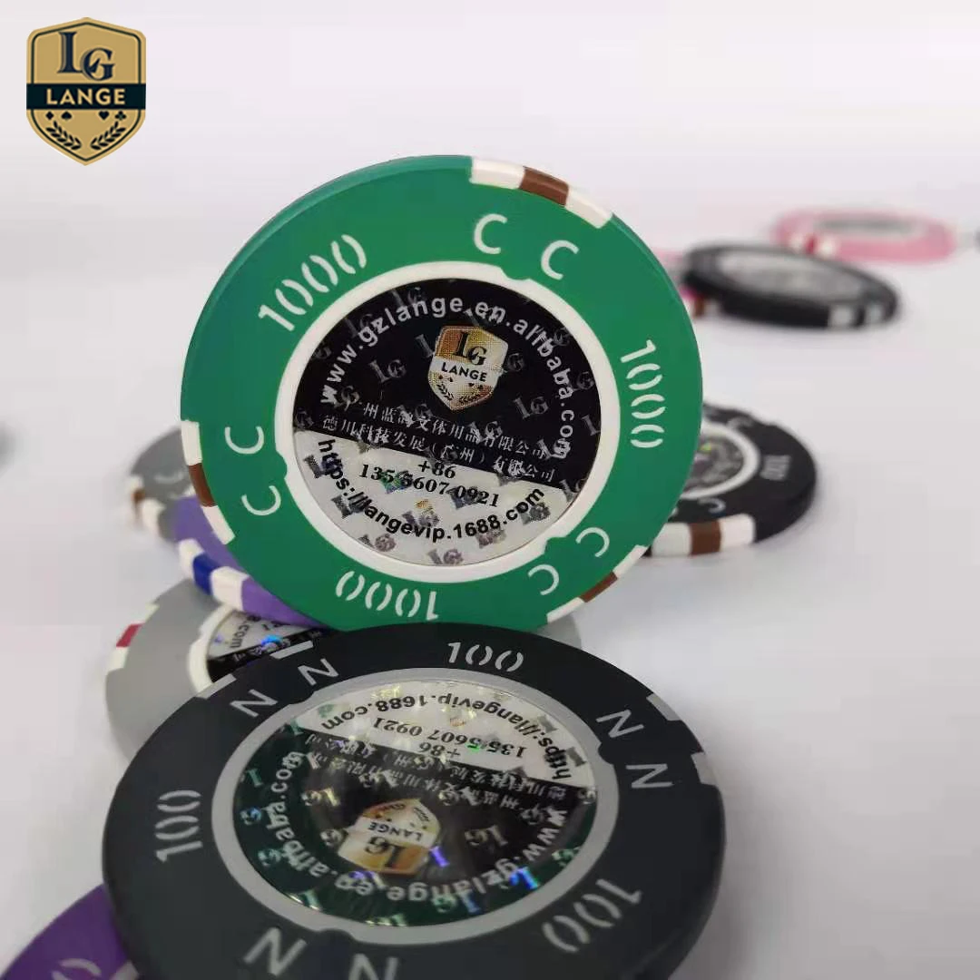 Casino Make Chips Custom Poker Chip Infrared Light RFID Security Poker Chips